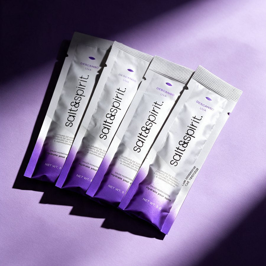 Sobres Hydra-Rest de salt&spirit. con luz de estudio