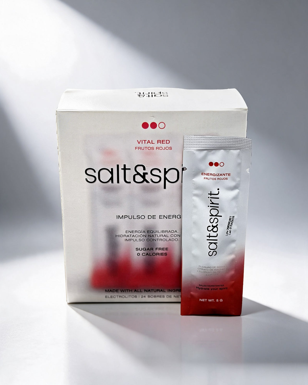Vital Red — caja y sobre
