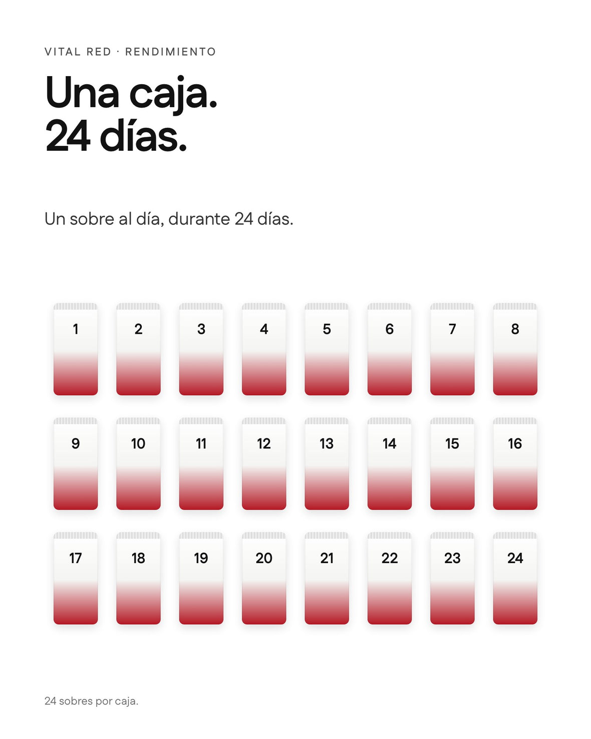 Vital Red — 24 sobres por caja